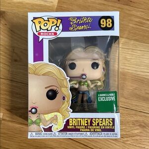 Funko Pop! Rocks Britney Spears Figure - Blonde, Black, Green